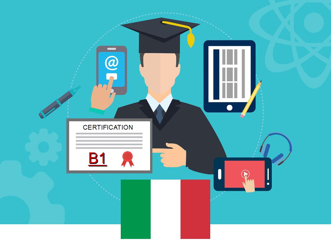 Certificazione di Competenza in Lingua Italiana Livello B1 C.E.F.R.